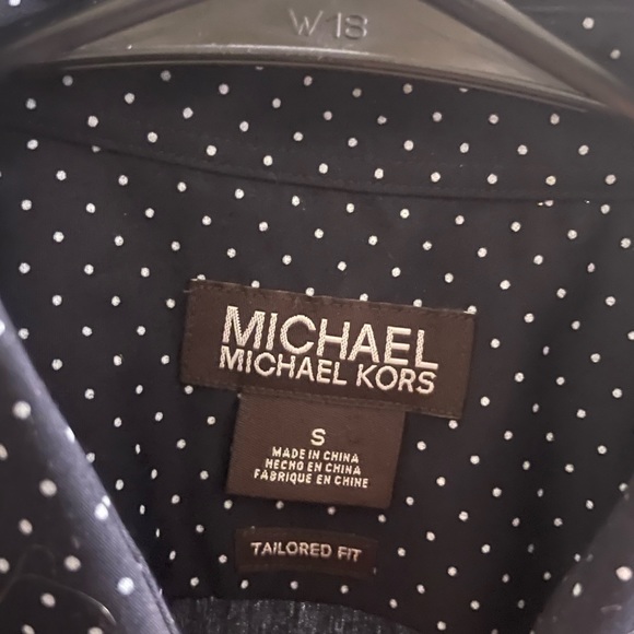 Michael Kors polka dot button down shirt - Picture 3 of 5